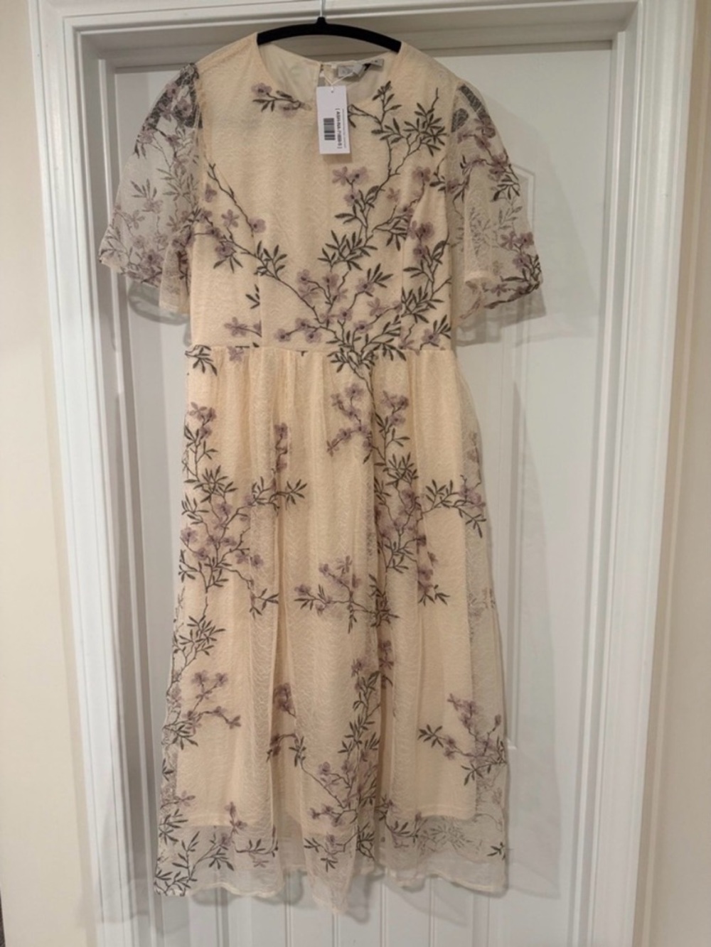 NWT Baltic Born Ashlee embroidered midi dress, size S - Picture 2 of 5